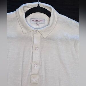 Orlebar Brown Men's Terry Cloth White Shirt